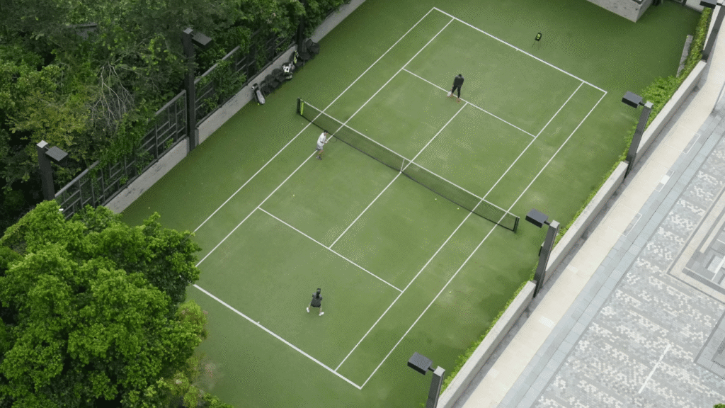 sân tập tennis
