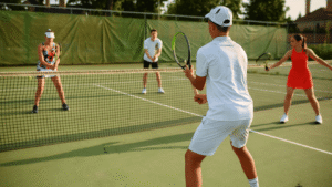đánh đôi tennis