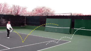 tường tập tennis