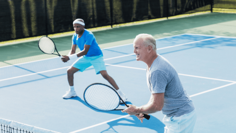 đánh đôi tennis